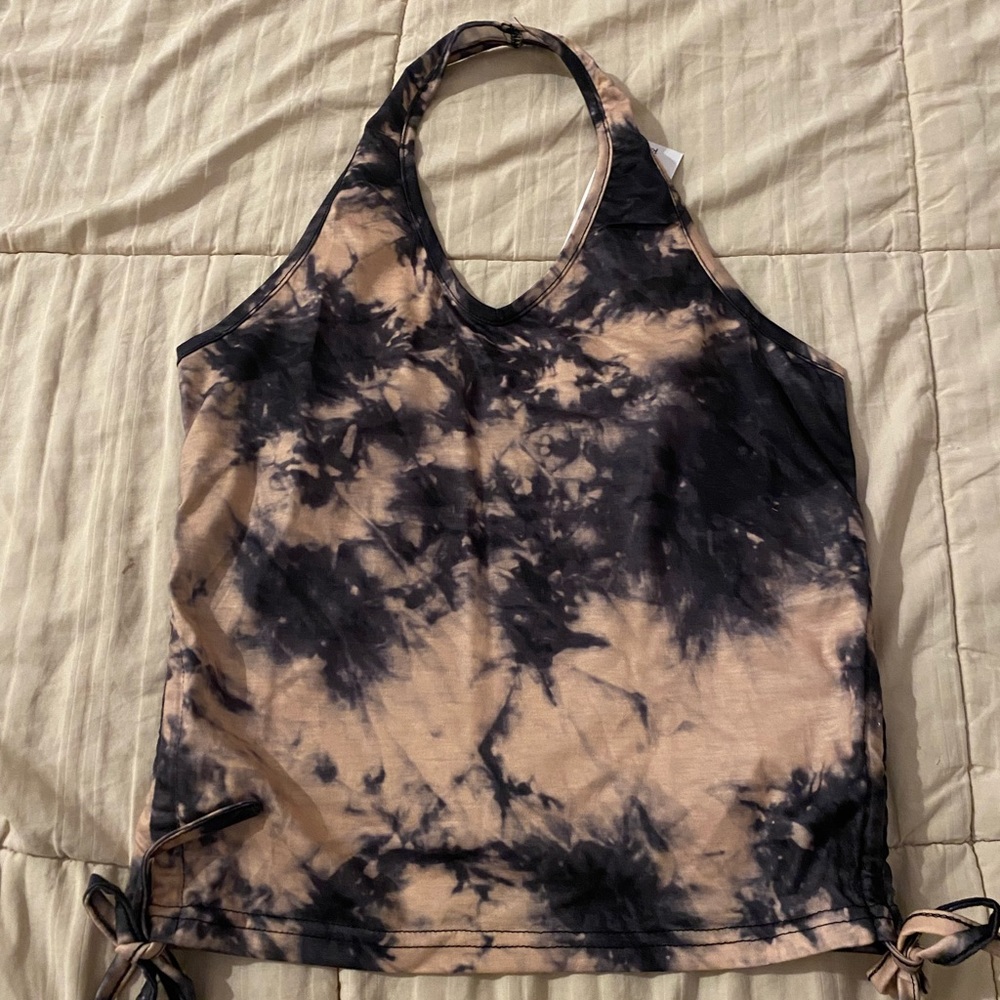 Drawstring crop top